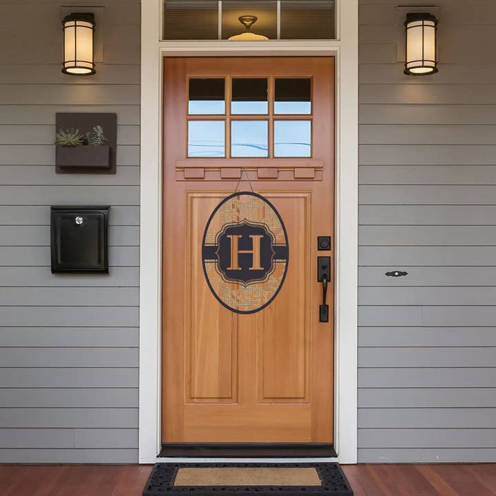 👀 😲 Special Buy! Door Banner, Monogram "H" for wholesale by Dicksons