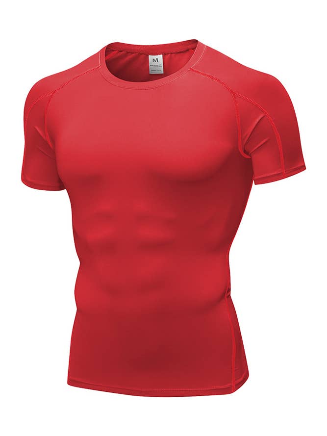 UNISHE - Wholesale Athletic Top - Men's - Fitness Men's Quick Dry Gym Short Sleeve Top YYL0122