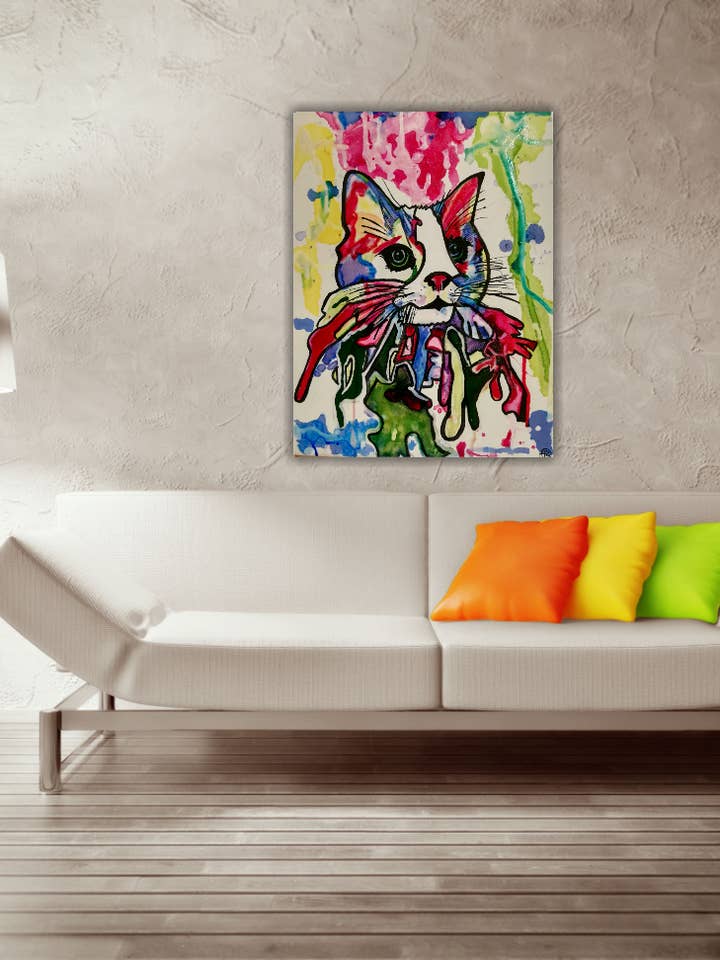 Mister cat pour la vente par Artedelph