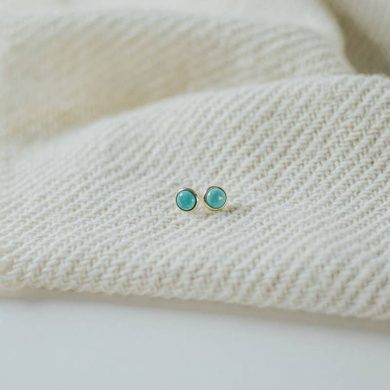 Commonform - Wholesale Stud/Post Earrings - Hyalite Studs // Turquoise2
