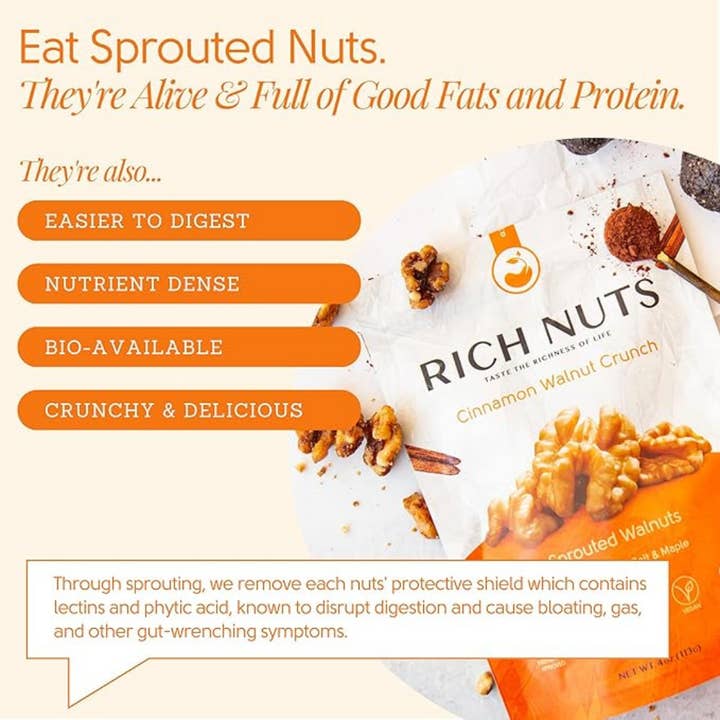 Rich Nuts - Wholesale Nuts - Cinnamon Walnut Crunch – Limited Batch Case (Not Organic Certified)6