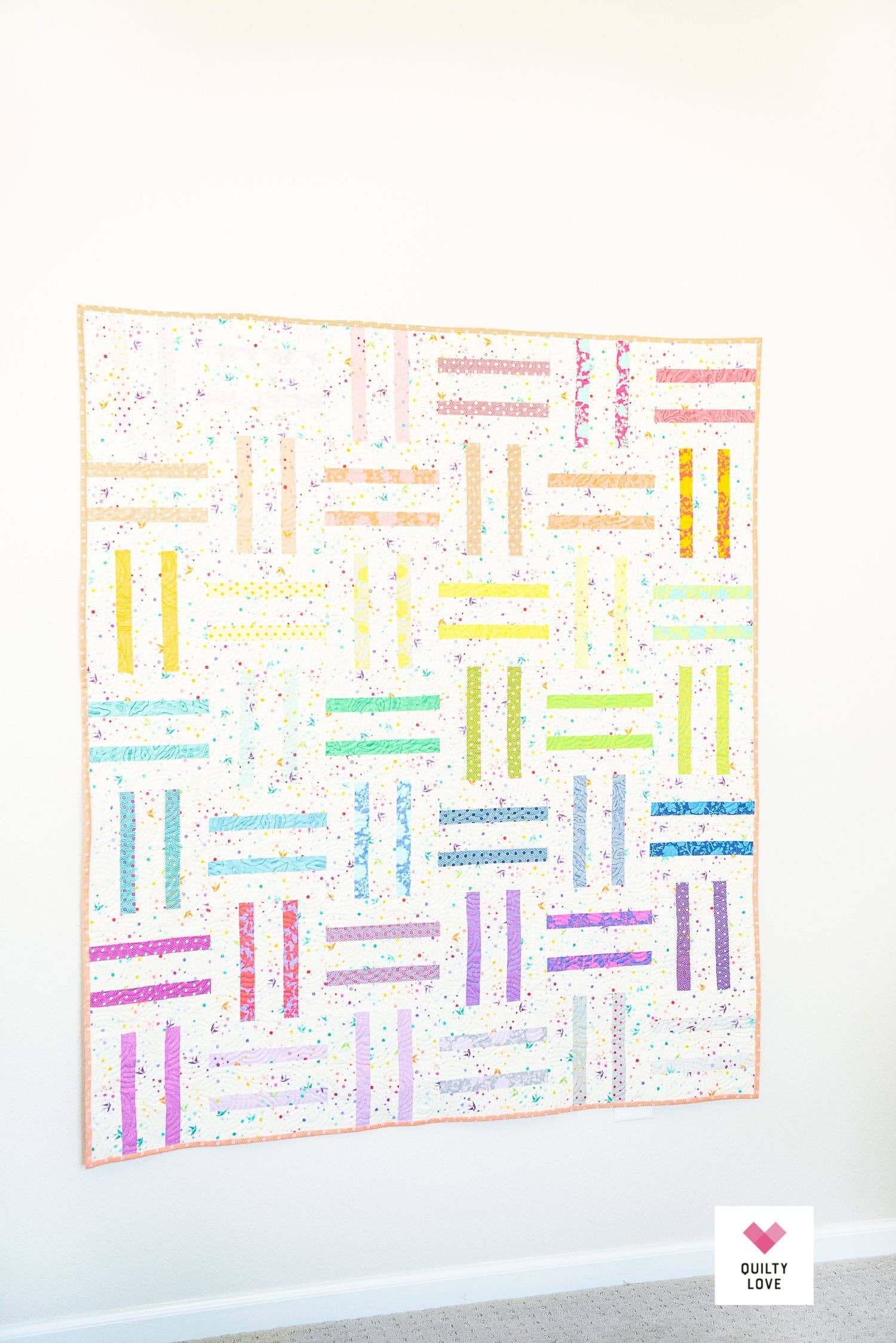 Quilty Love - Wholesale Craft Sewing Kit - Cake Dash printed PAPER Quilt Pattern3