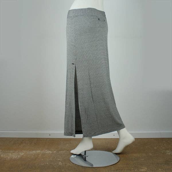Gonna in jersey a righe grigio scuro | PUTTMEISTER per la vendita all'ingrosso da parte di labelswelove