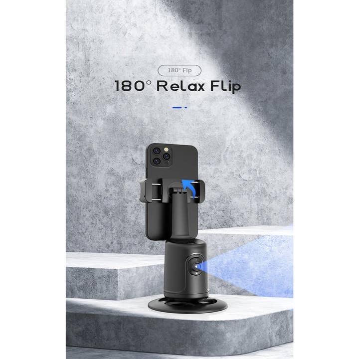 GulleeGadgets - Wholesale Selfie Stick - 360° Rotation Auto Face Tracking Phone Holder Selfie Sticks7