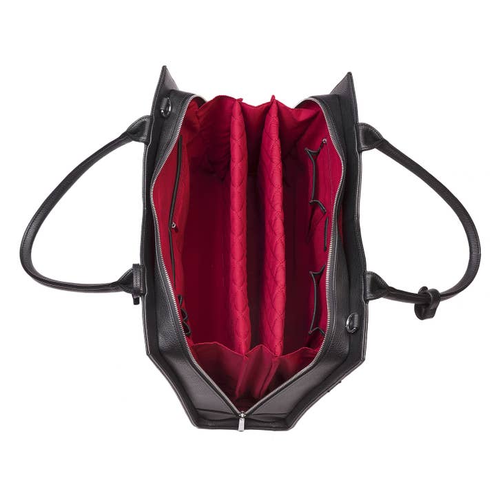 Socha - Venta al por mayor Bolsa de portátil - Mujer - Bolsa para ordenador portátil/bolsa de negocios para mujer - negro recto de 15 pulgadas5