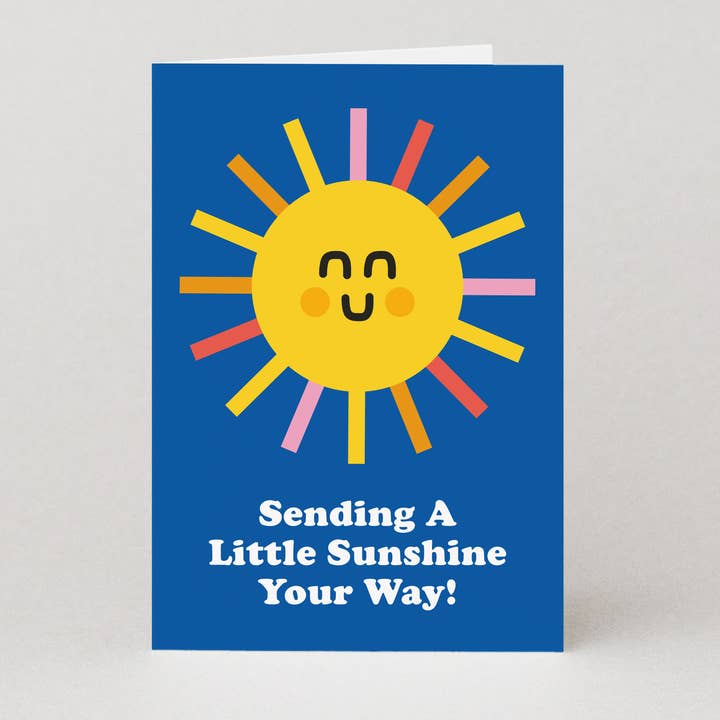 Sending Sunshine Thinking of You Card | Get Well Soon Card
 for wholesale by Studio Boketto