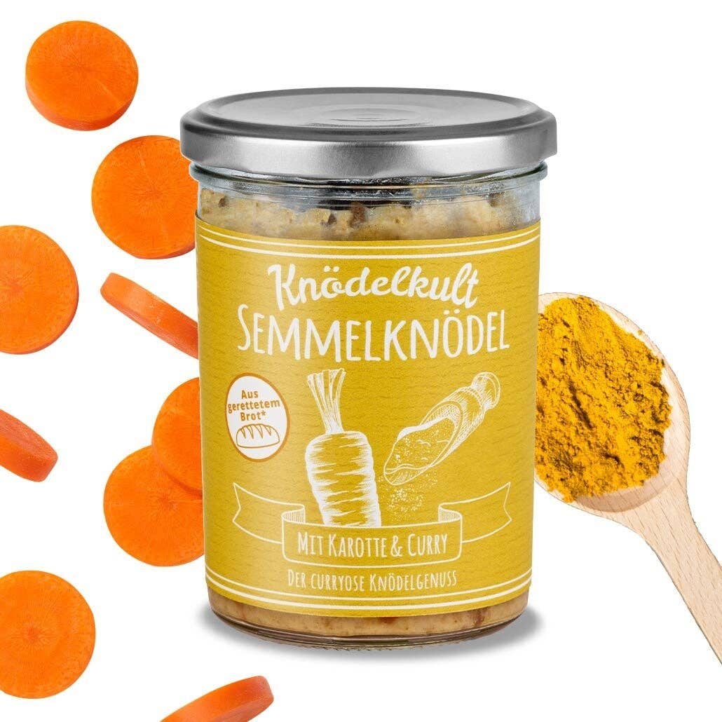 Knödelkult - Vente Mélange pour pain - 6 quenelles de pain à la carotte et au curry3