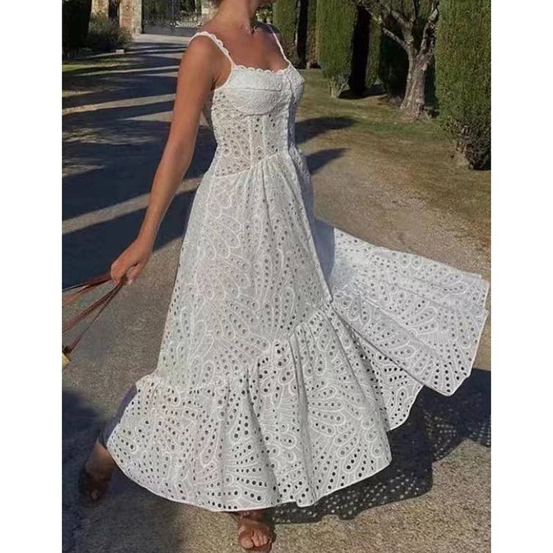 Productseeker - Wholesale Dress - Women's - DR0103 Women Elegant Lace Dress - Beach & Resort Ready1