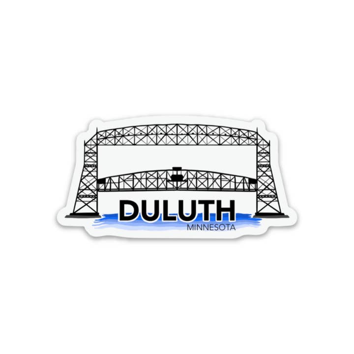 Kevin & Kaia - Wholesale Sticker - Duluth, Minnesota Aerial Lift Bridge - Sticker