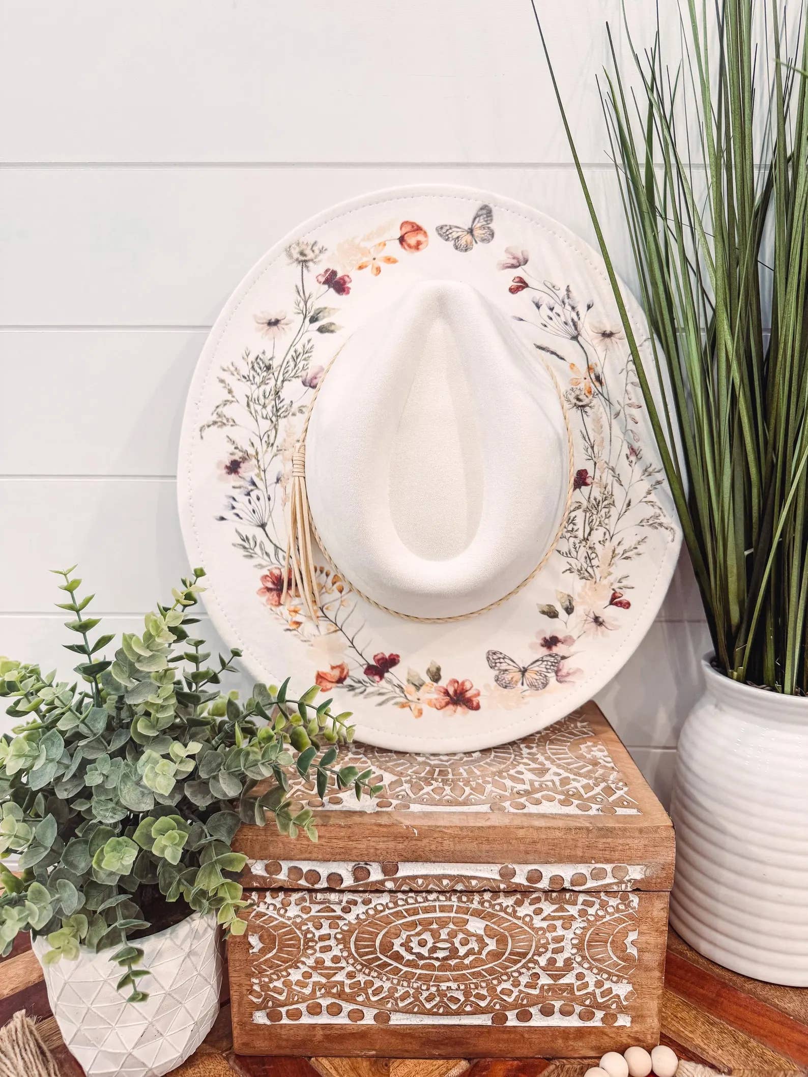 Willie & Dolly Designs - Wholesale Fedora – Women’s - Floral Print Hat