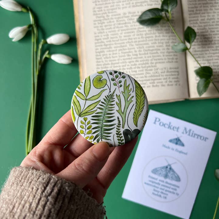 Tansy Moore - Wholesale Compact Mirror - Carnivorous Plants Pocket Mirror4