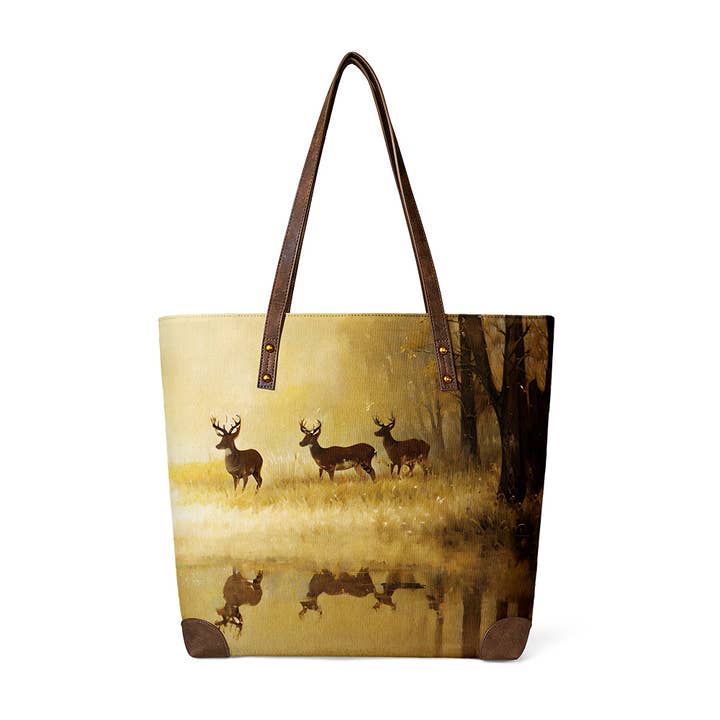 Deer Classic Tote Vintage Autumn Serenity and other Purchase Wholesale deer apples. Free Returns & Net 60 Terms on Faire trending on Faire.