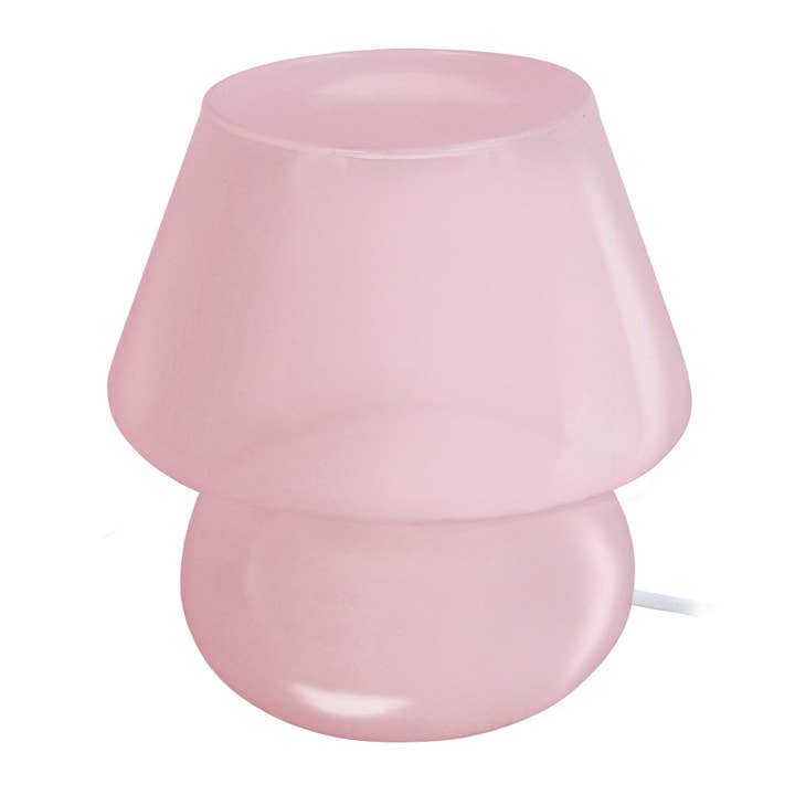 CHAMPIGNON svampformet pink glas bordlampe for engroshandel hos Tosel Shop