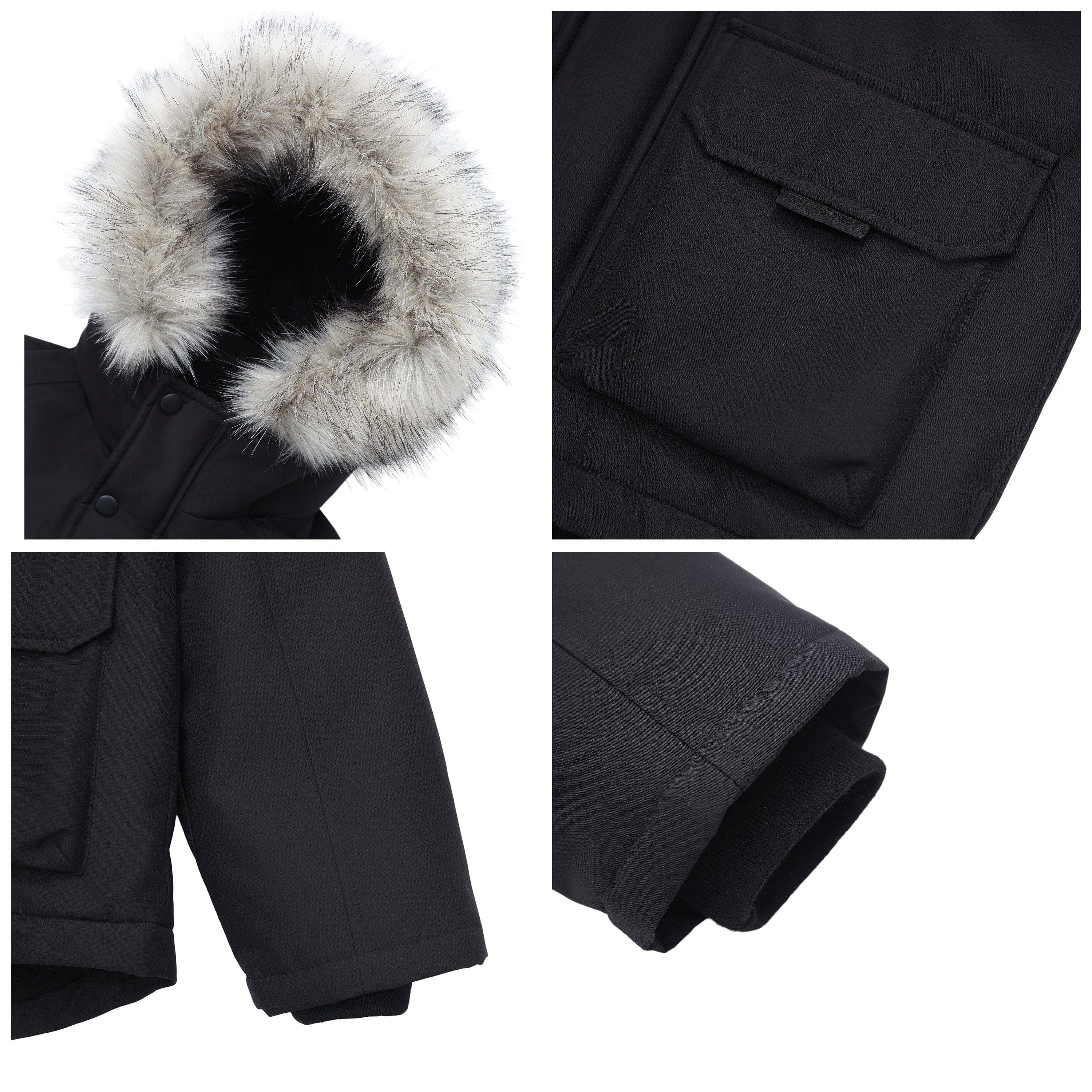 Rokka & Rolla - Wholesale Parka - Kids - Boys' Ripstop Parka Jacket Fleece Lined Winter Coat8