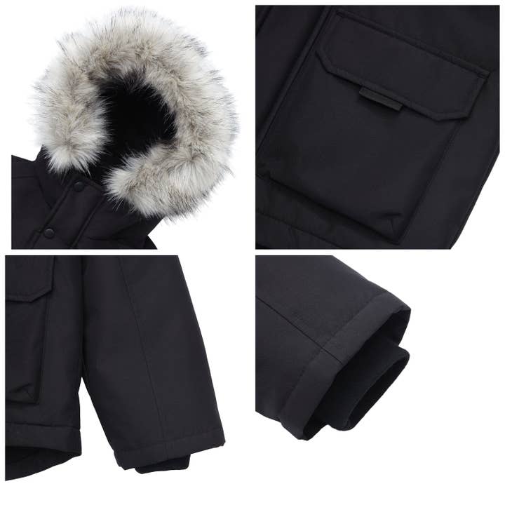 Rokka & Rolla - Wholesale Parka - Kids - Boys' Ripstop Parka Jacket Fleece Lined Winter Coat8