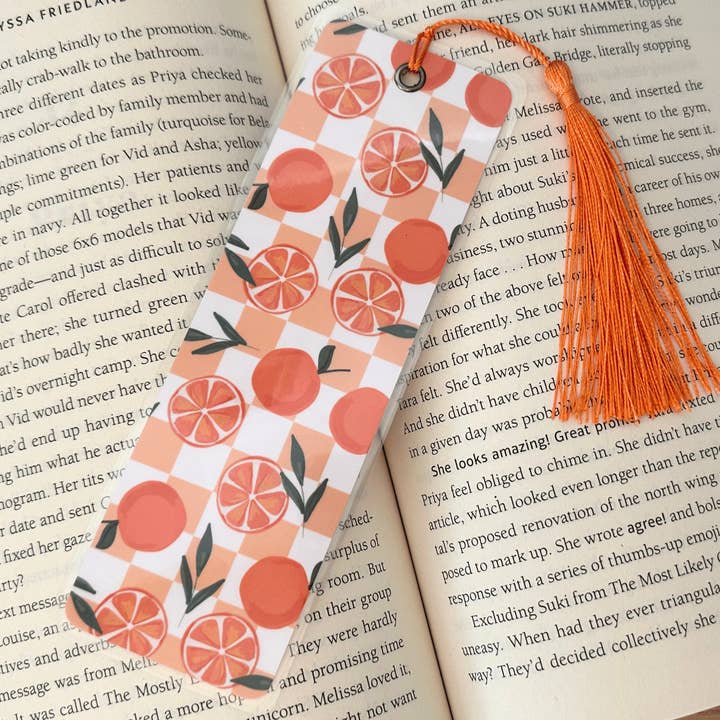 Marque-page laminé Oranges pour la vente par JPC Sticker Shop