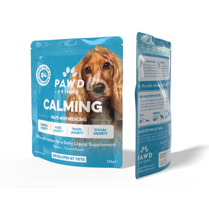 PAWD Drinks – wholesale Pet supplement – Dog – Calming Pouch (1 Pack)10
