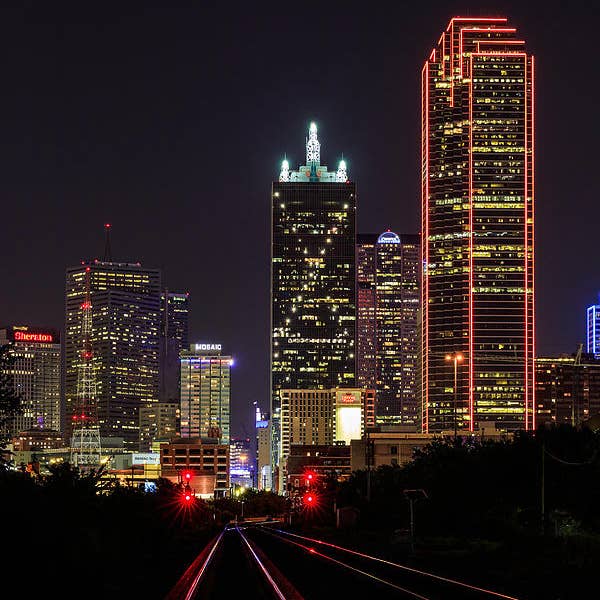 Dallas Texas Downtown Fijne Kunstafdrukken DTD113 voor wholesale door Breaking Rules Photography