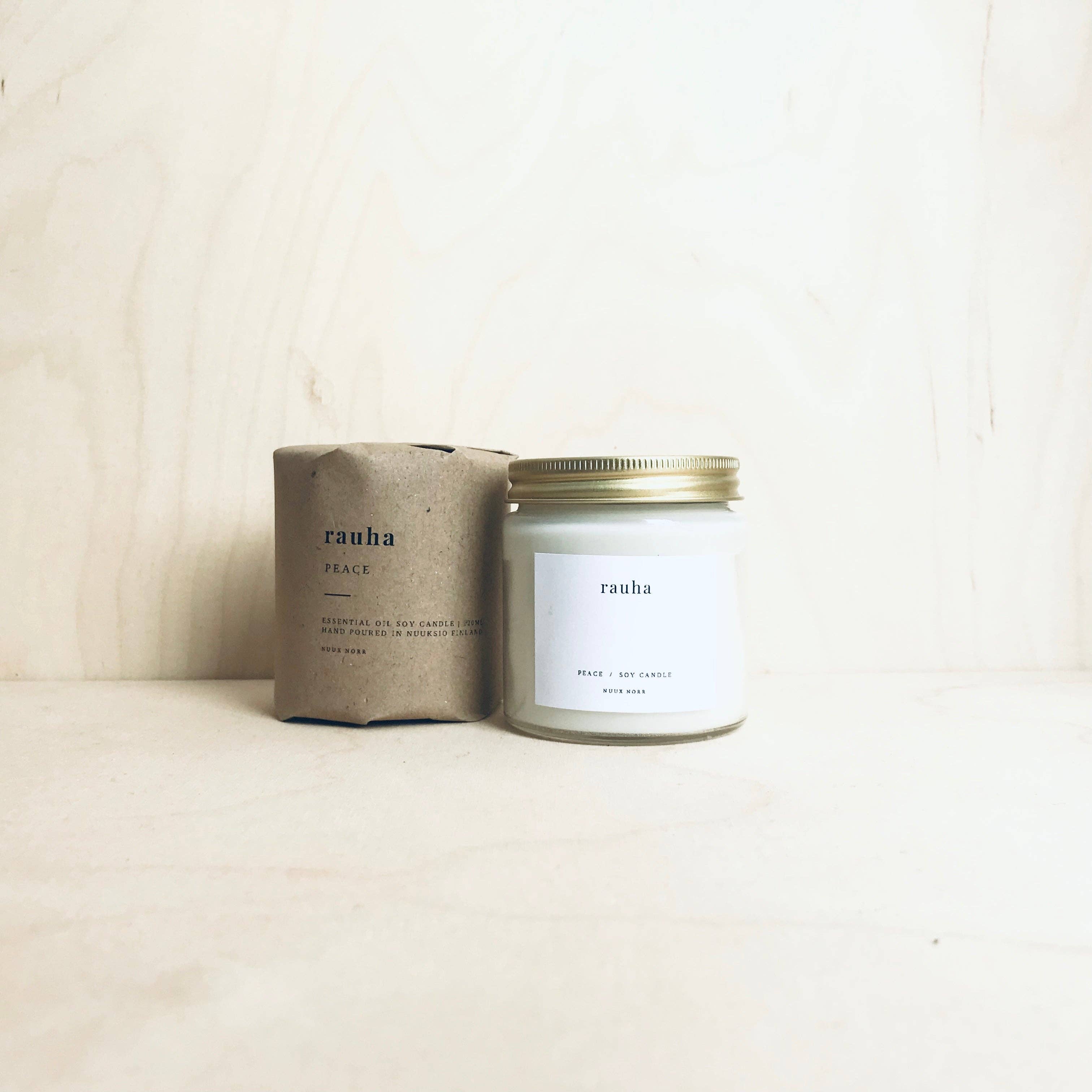 Nuux Norr – wholesale Burkljus – Ljus RAUHA – 100 % sojavax med meningsfull doft2