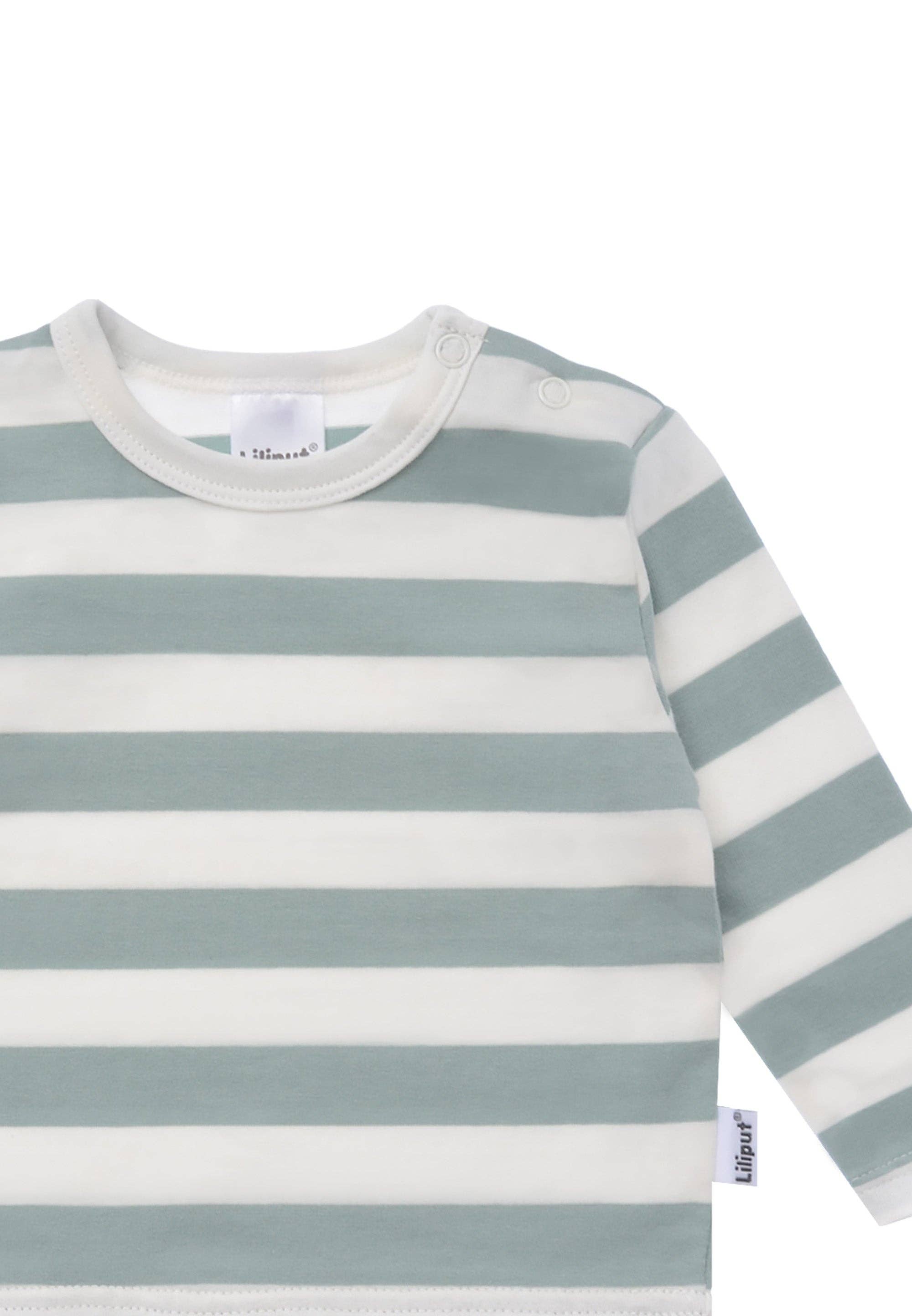 Liliput - Wholesale T-Shirt - Baby - Long-sleeve shirt reed-ecru block stripes2