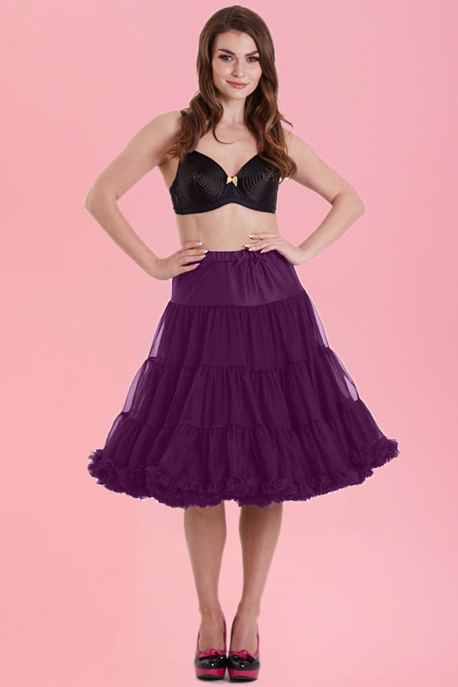 Dolly & Dotty – Saia - Mulher por atacado – Casaco Roxo Macio e Fofo 25,5 Polegadas1