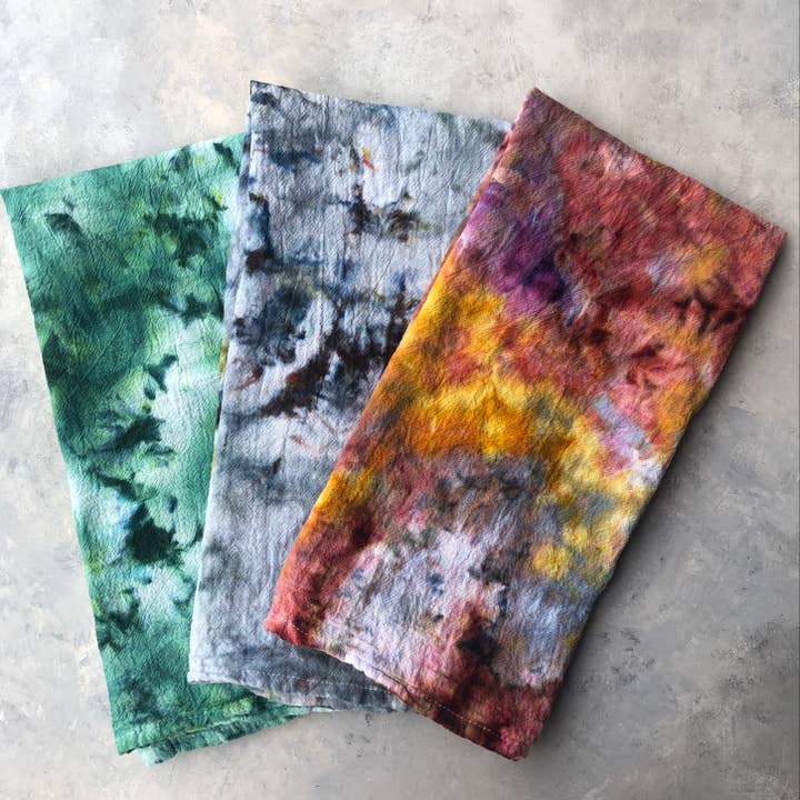 Dyed Cotton Flour Sack Dish Towel for wholesale by Nest In Progress