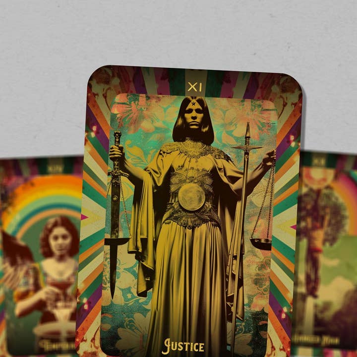 Ibiza Tarot USA - Wholesale Tarot Cards - The Cosmic Hippie Tarot - 78 cards - Tarot - Tarot Deck - Fortune Telling - Divination tools