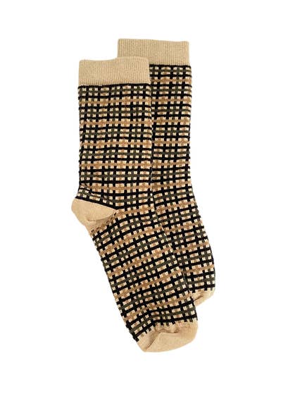 Women's cotton lurex socks - Josette la Vintage for wholesale by Maison Causettes