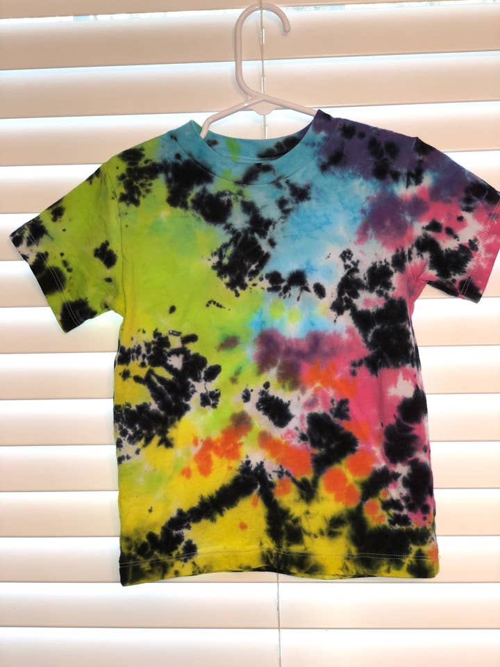 Ungdom Neon & svart T-shirt för wholesale av Just About Dyed