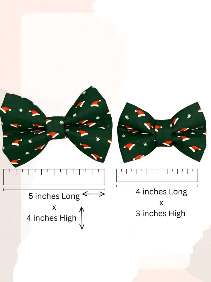 Papillon natalizio per cani, collare, papillon per la vendita all'ingrosso da parte di Swanky Pawz