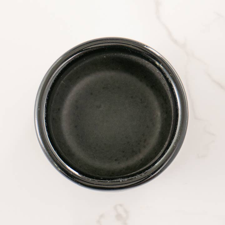 Urban Tokyo - Wholesale Cocktail/Liquor Glass - Black Gloss and Matte Glazed 1.5oz Sake Cup2
