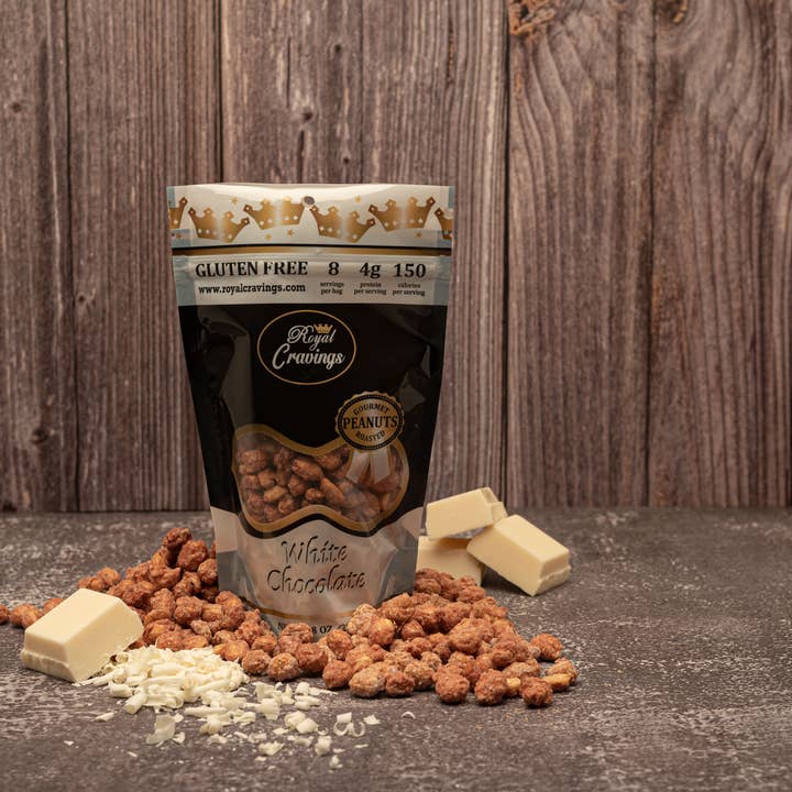 White Chocolate Peanuts for wholesale by Royal Cravings