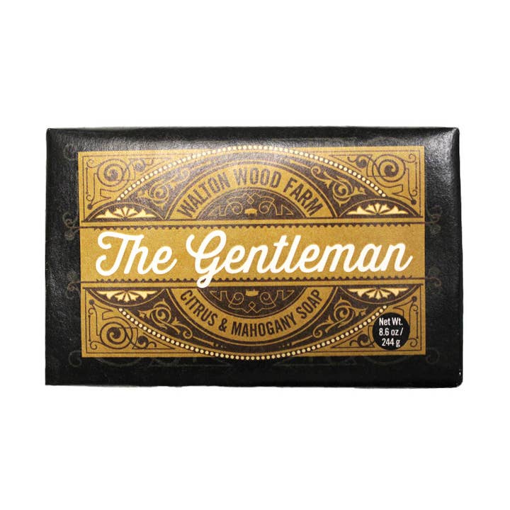 Gentleman Soap Citrus & Mahogany 8.6oz for wholesale by Walton Wood Farm Corp.