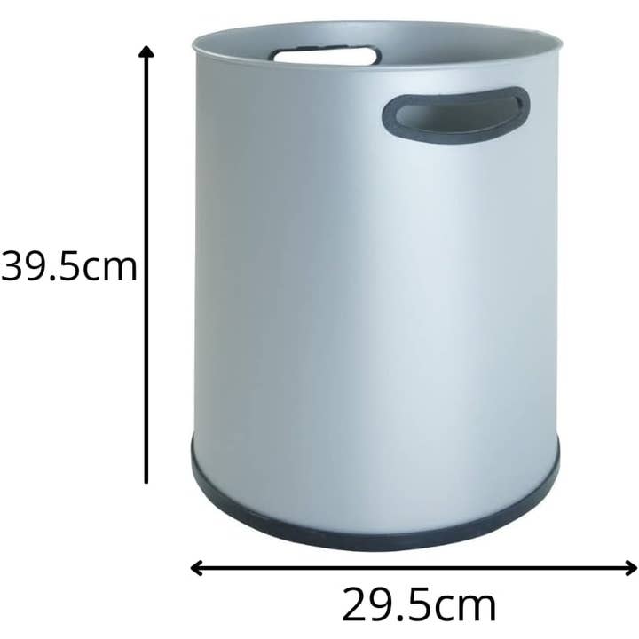 MEDEL OFFICE - Wholesale Prullenbak/vuilnisbak - 27L multifunctionele metalen afvalbak voor binnen voor op kantoor1