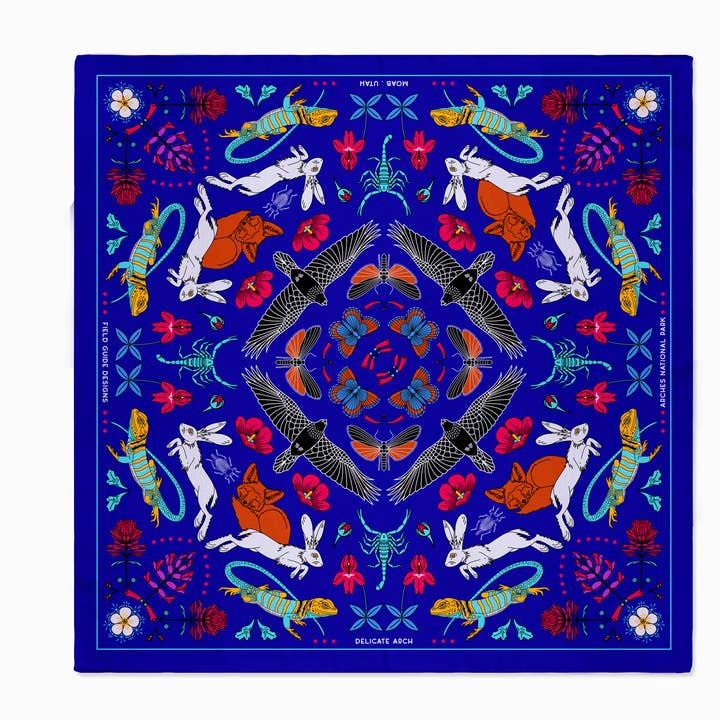 Delicate Arch, Arches National Park, Moab Utah - Bandana for wholesale by Field Guide Designs