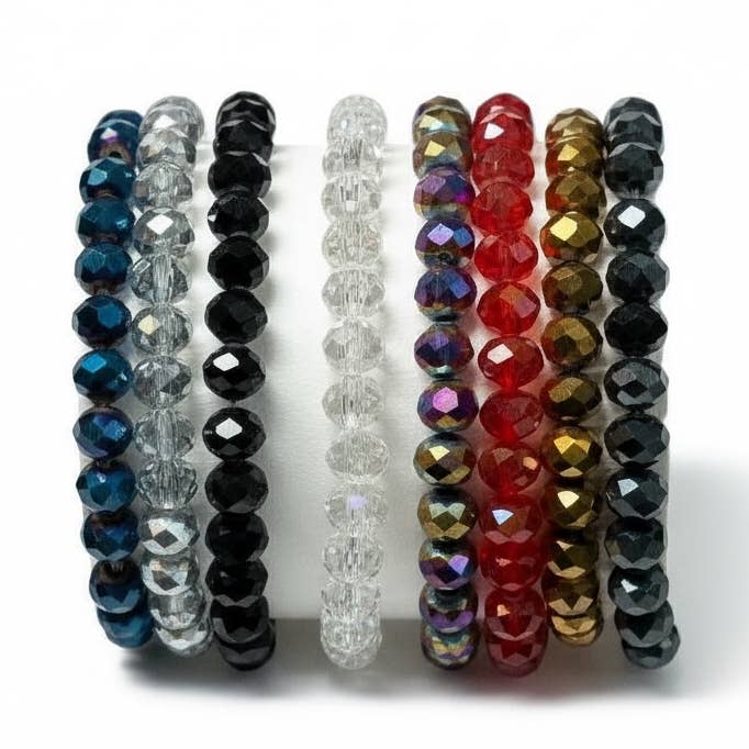 Semester Pure Crystal Armbandset – 8-pack för wholesale av Loli
