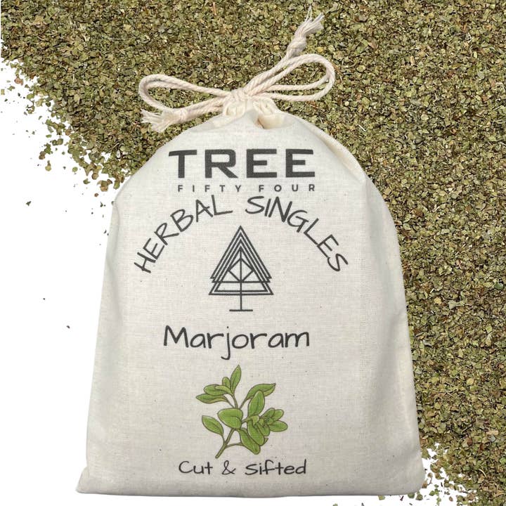Tree Fifty Four - Wholesale Herbs - Marjoram 4-Pack Sachet Set | 4" x 6"