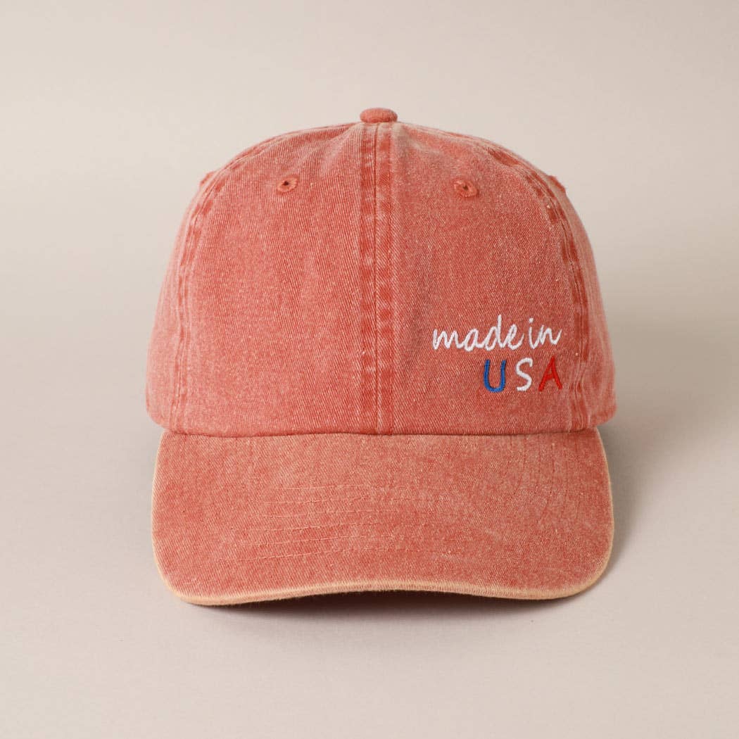 Fashion City – wholesale Baseball cap – Women's – Made in USA Embroidered Cotton Baseball Cap14