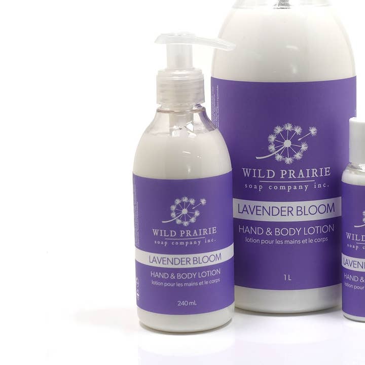 Hand & Body Lotion - 240 mL for wholesale by Wild Prairie Soap Co.