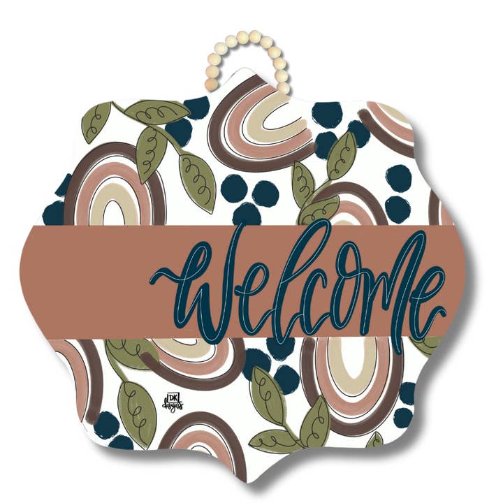 DK "The Lalu" Large Door Hanger for wholesale by DK Designs Georgia