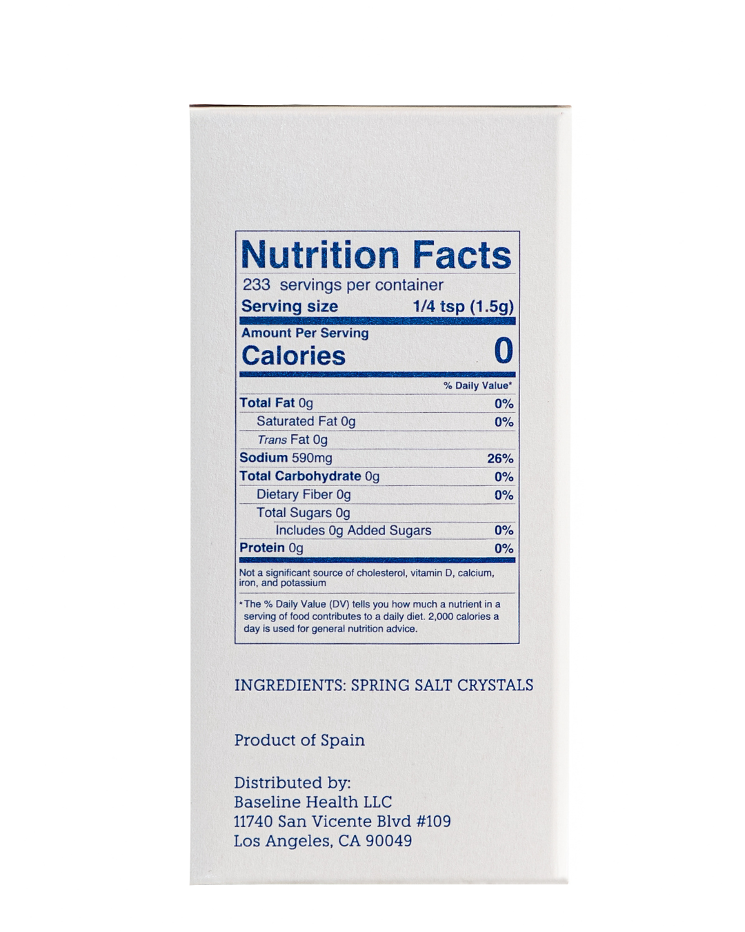 Vera Salt – wholesale Salt – Salt Crystal Grinder Refill (350g) - Microplastic Free2