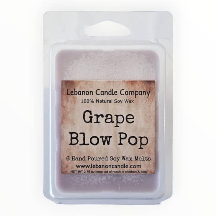 Grape Blow Pop Wax Melt for wholesale by Lebanon Candle Company