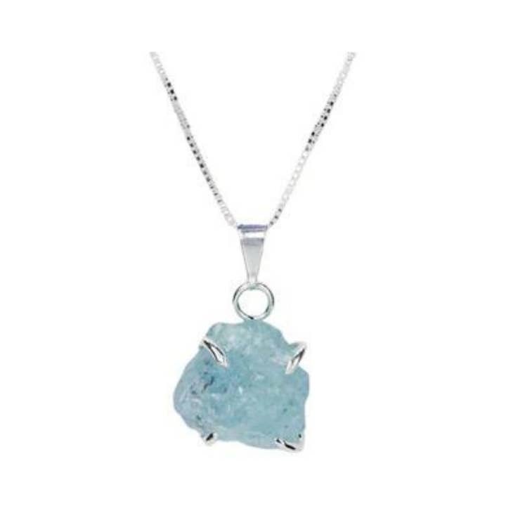 Necklace - Raw Aquamarine for wholesale by Earths Elements Wholesale