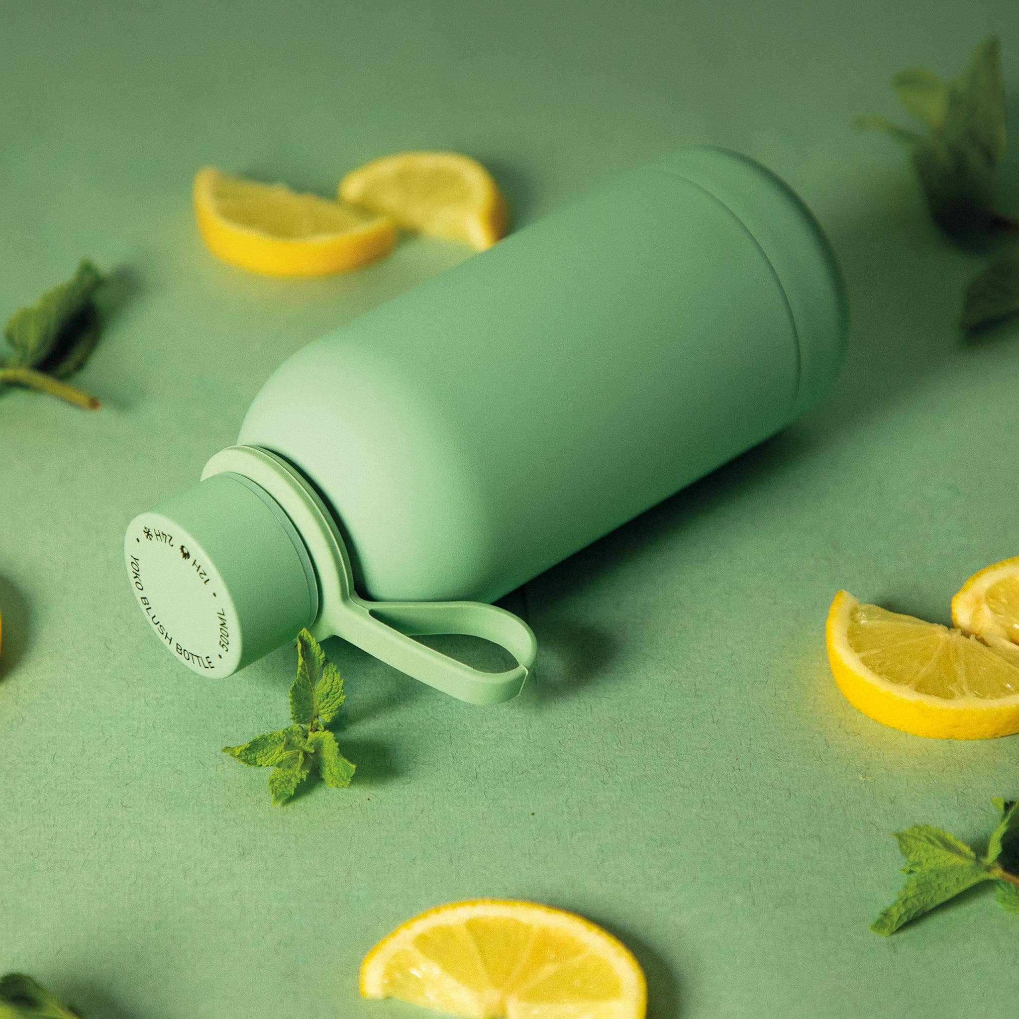 YOKO DESIGN - Vente Bouteilles d'eau - Bouteille isotherme - Céramique rose - Margarita - 500ml0