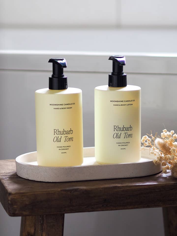 Rhubarb Luxury Hand & Body Wash | Made in Scotland for wholesale by Moonshine Candle Co.