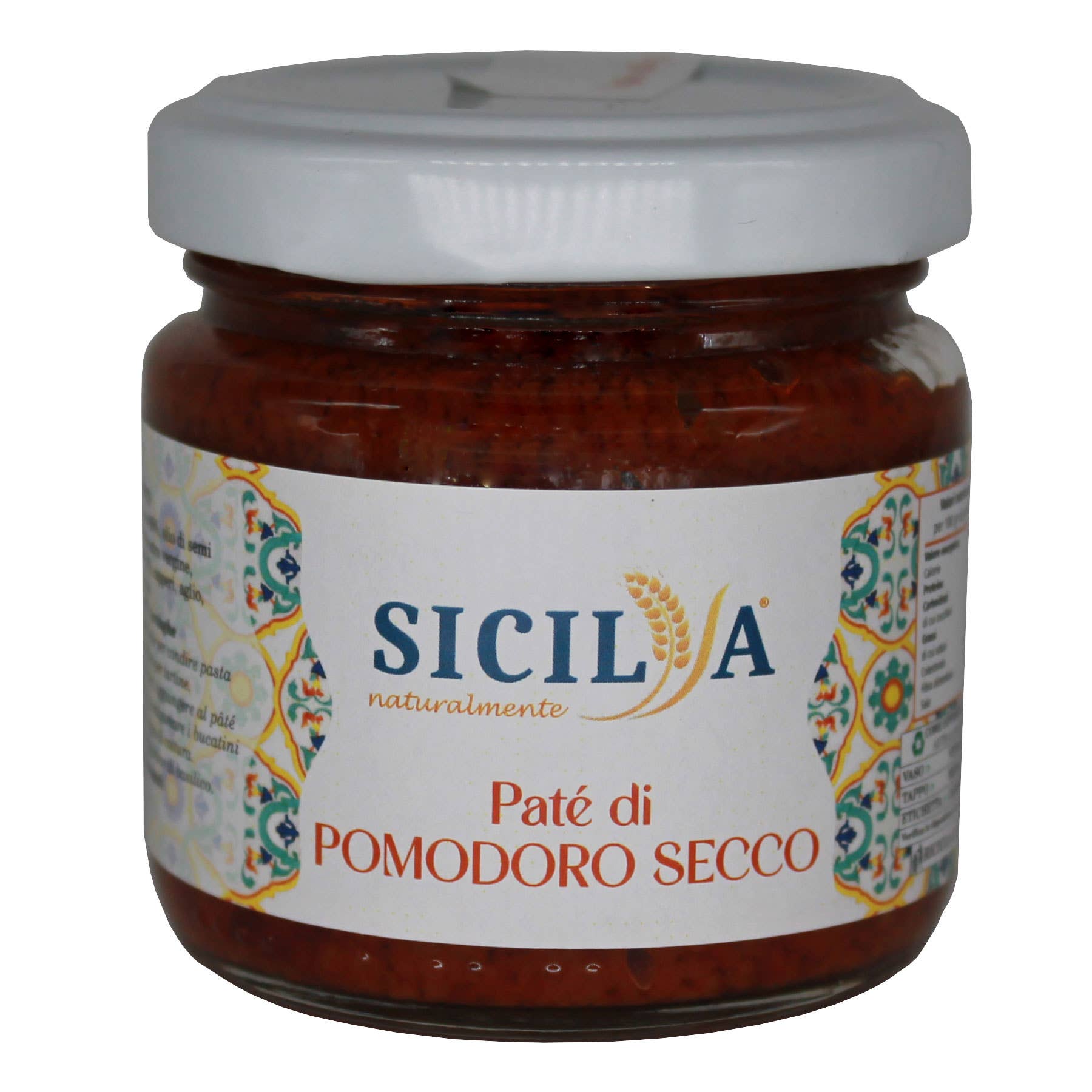 Sicilia naturalmente - Venta al por mayor Pesto - Paté de tomate seco artesanal siciliano 100g0