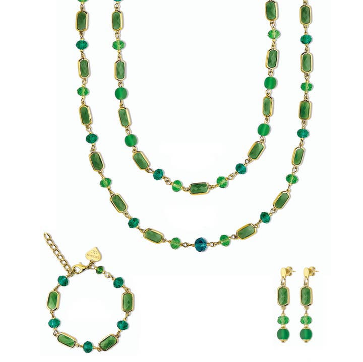 Alice Sturzinger LLC - Wholesale Jewelry Set - Grace Murano Glass Jewelry Collection - Multiple Color Opt.21