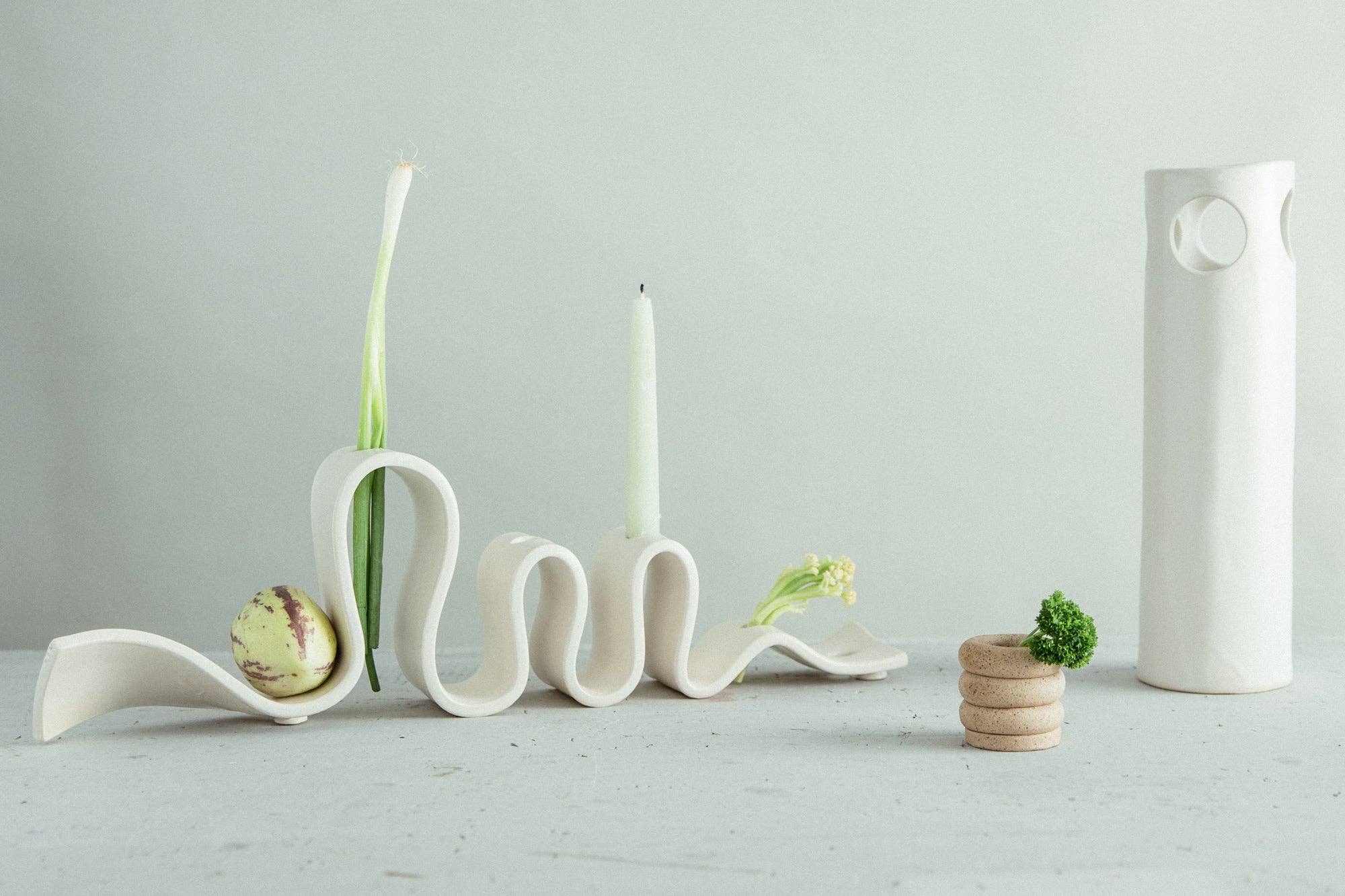 Virginia Sin - Vendita all'ingrosso Portacandele - Candelabro Weylyn, crema5