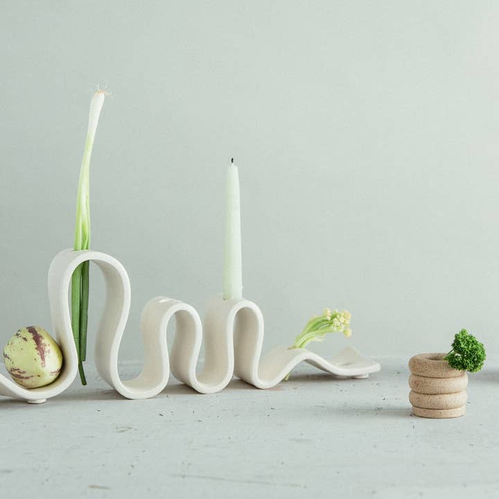 Virginia Sin - Vendita all'ingrosso Portacandele - Candelabro Weylyn, crema5