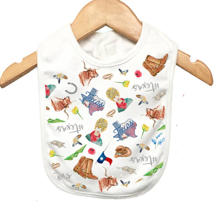 Texas Collage Lätzchen für den Großhandel von Knollwood Lane